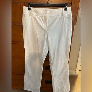 New York and Company white dress pants.